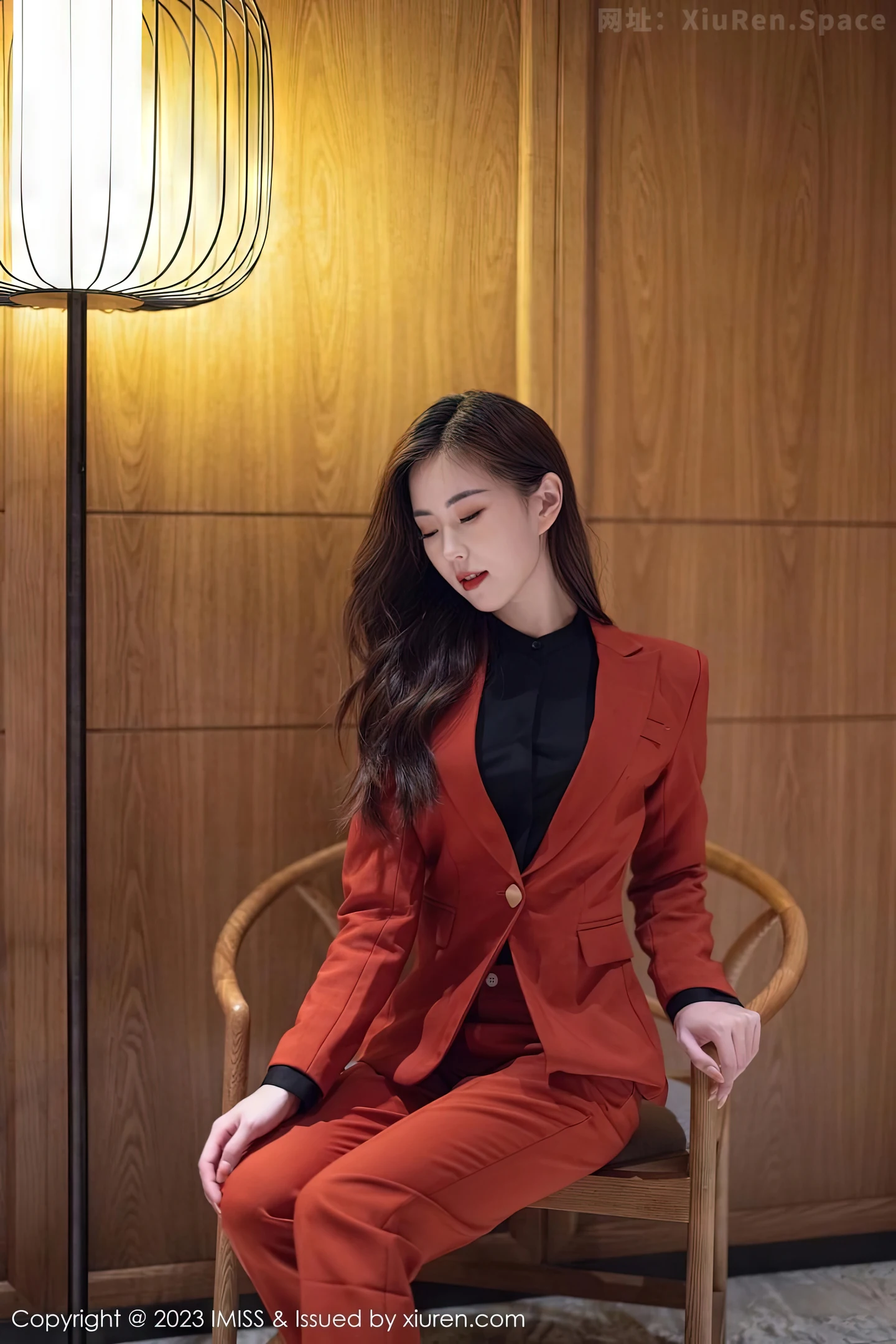 图片[4]-[IMISS爱蜜社]Vol.717 模特杨紫嫣candy脱职场OL露性感黑色内衣原色丝袜迷人诱惑写真60P-秀人网官方网站